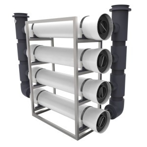Корпус фильтра патрона мембраны стеклоткани Prefiltration RO для опреснения морской воды