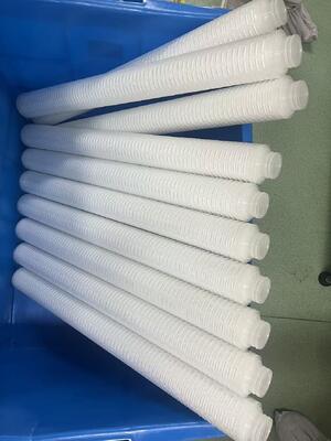 PTFE Membrane Filter Cartridge with Hydrophobic and Hydrophilic PTFE Membrane for Corrosion Resistant Filtration