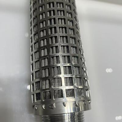 Фильтровый картридж из нержавеющего стали с высокой температурной устойчивостью, размерами пор и большой площадью фильтрации
