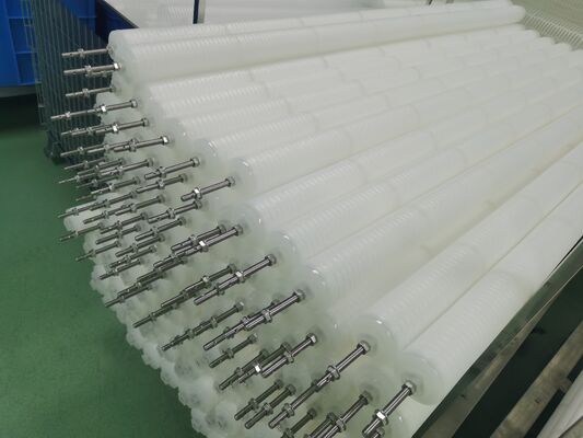 Патрон фильтра с высокой пропускной способностью и намоткой струны с сотовой структурой для установки по очистке морской воды