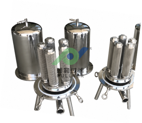 ISO certified SS304/316L Multi-Cartridge Filter Housing for RO Pretreatment & Industrial Water Treatment
